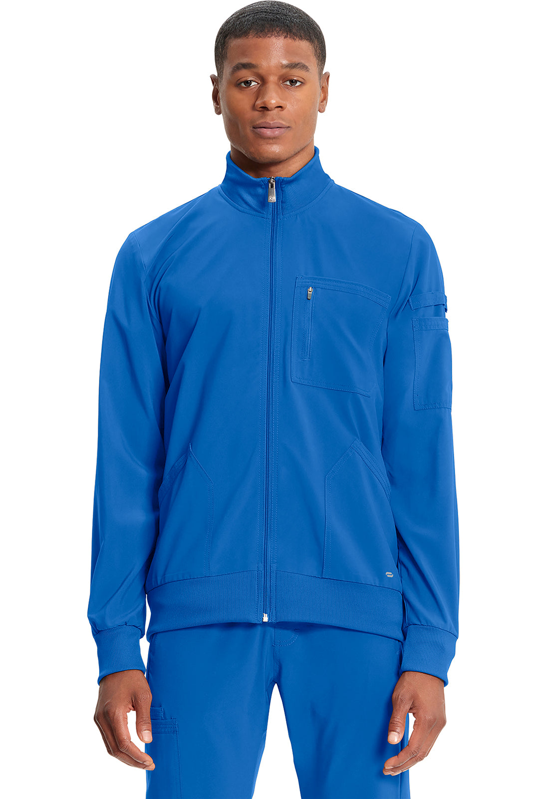 Classics CK305A Men's Zip Front Jacket Royal Model Image Front | Infinity