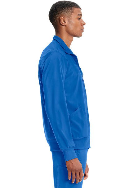 Classics CK305A Men's Zip Front Jacket Royal Model Image Right Side | Infinity