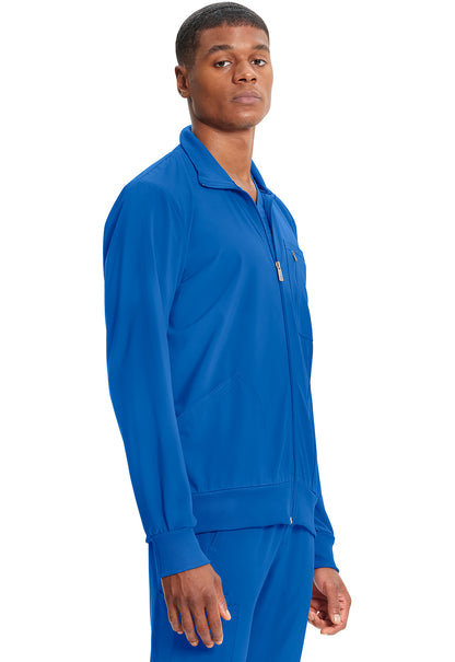 Classics CK305A Men's Zip Front Jacket Royal Model Image Left Side | Infinity