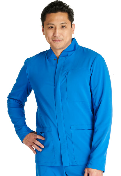 Atmos CK329A Men's Zip Front Jacket Royal Model Image Front | Cherokee