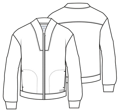 Achieve CK353 Women's Zip Up Warm Up Jacket Navy Image 6