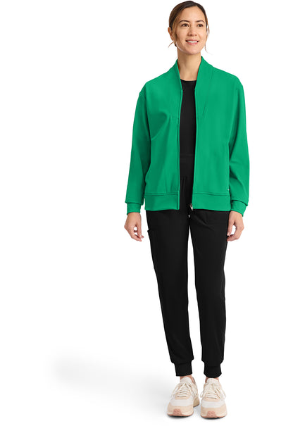 Achieve CK353 Women's Zip-Up Warm-Up Jacket Green Apple
