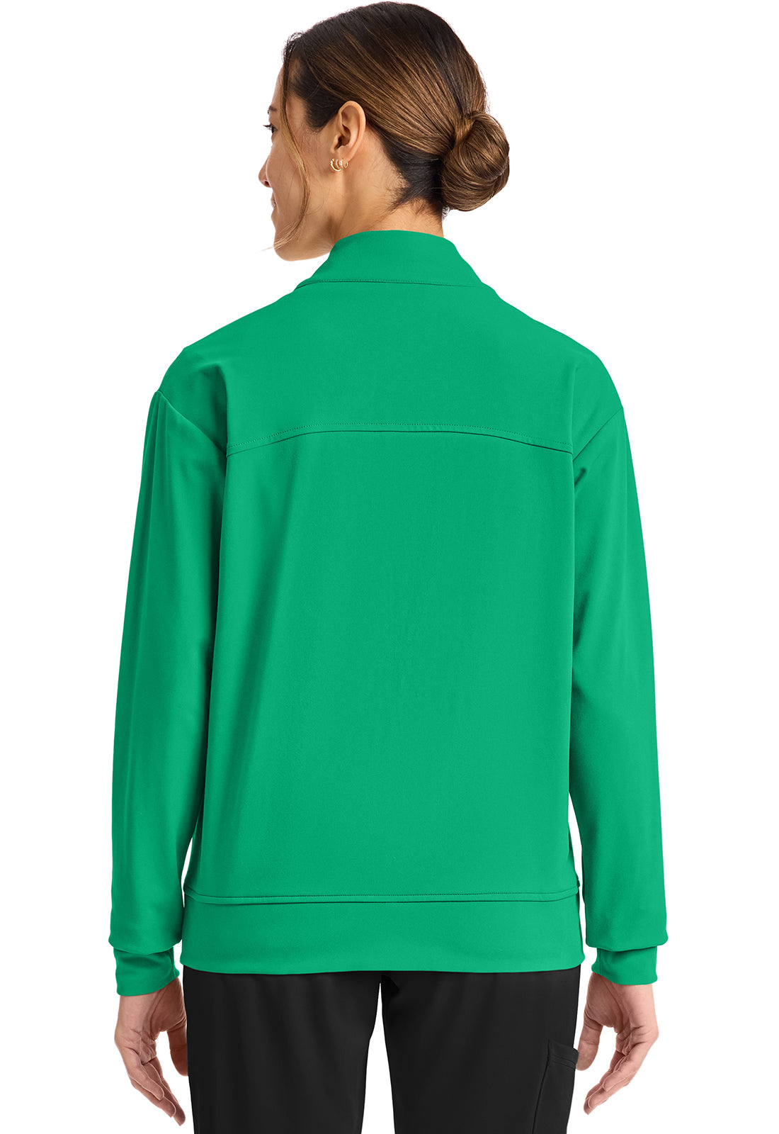 Achieve CK353 Women's Zip-Up Warm-Up Jacket Green Apple