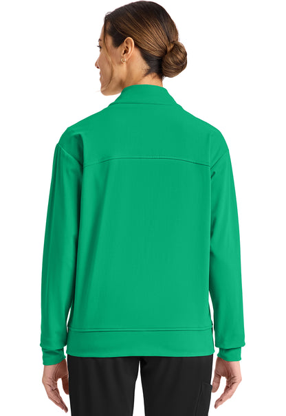 Achieve CK353 Women's Zip-Up Warm-Up Jacket Green Apple