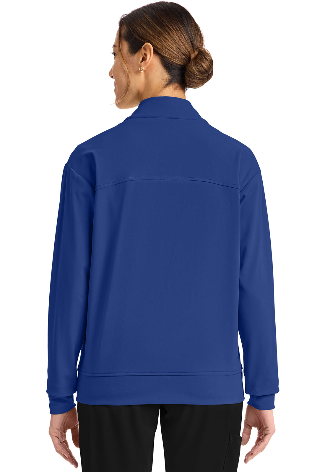 Achieve CK353 Women's Zip Up Warm Up Jacket Royal Image 4