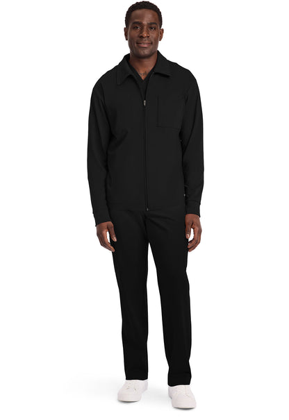 Achieve CK354 Men's Zip-Up Warm-Up Jacket Black Image