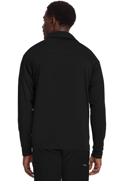 Achieve CK354 Men's Zip Up Warm Up Jacket Black Image 4