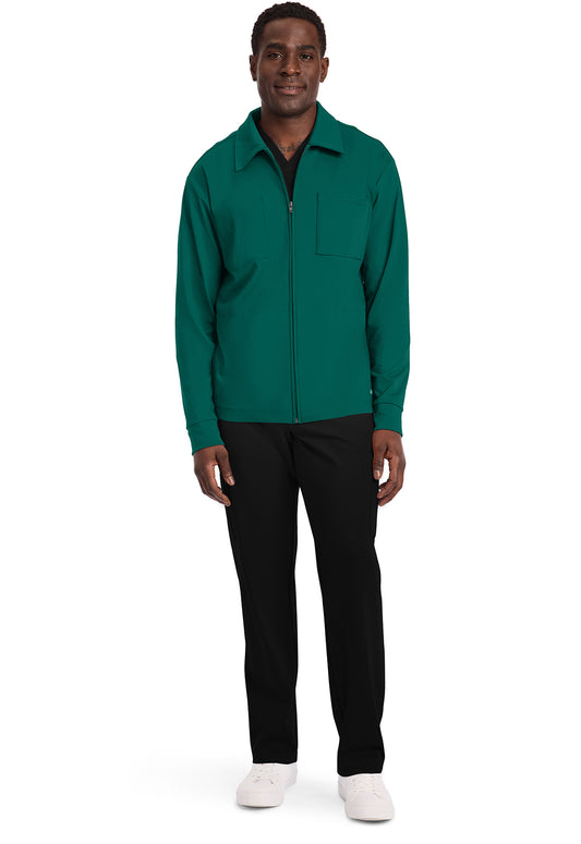 Achieve CK354 Men's Zip Up Warm Up Jacket Hunter Image 2