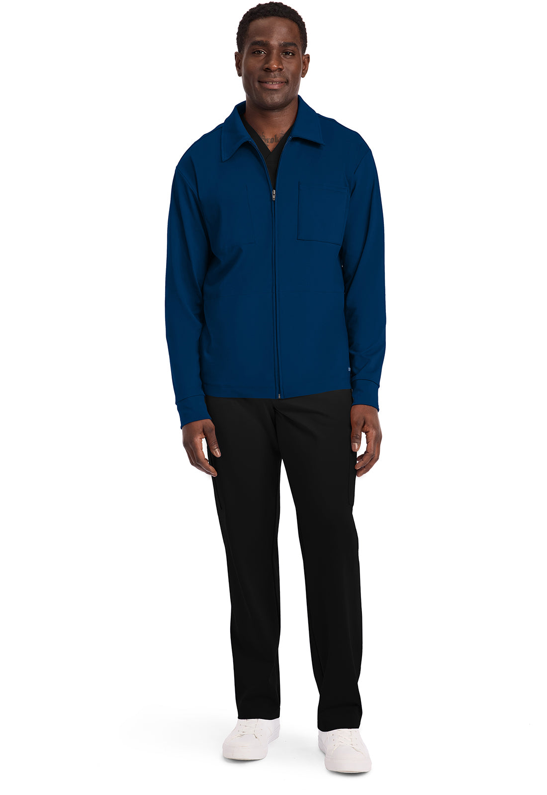 Cherokee Achieve CK354 Men's Zip-Up Warm-Up Jacket Navy – Med Threads