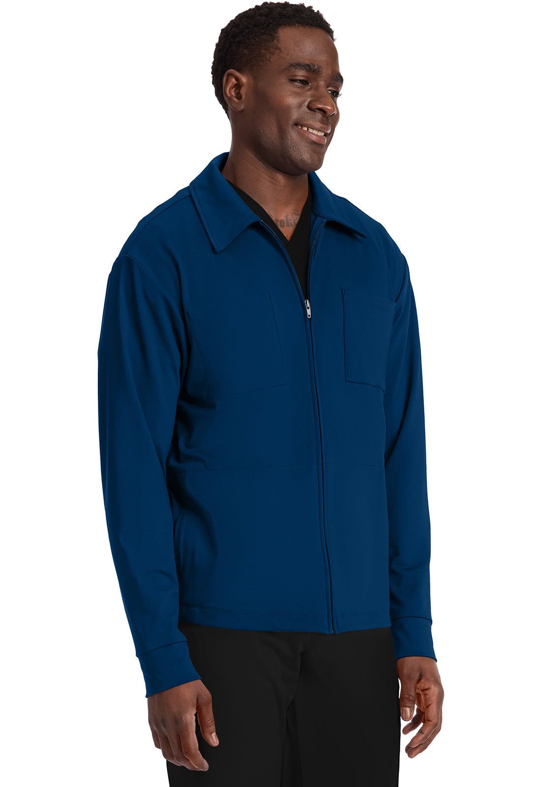 Cherokee Achieve CK354 Men's Zip-Up Warm-Up Jacket Navy – Med Threads