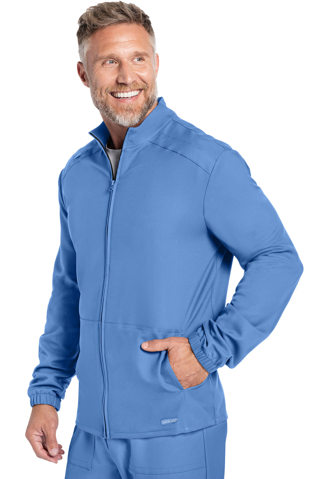 Workwear Originals Ultra CK359A Men's Zip Front Jacket Ciel Blue