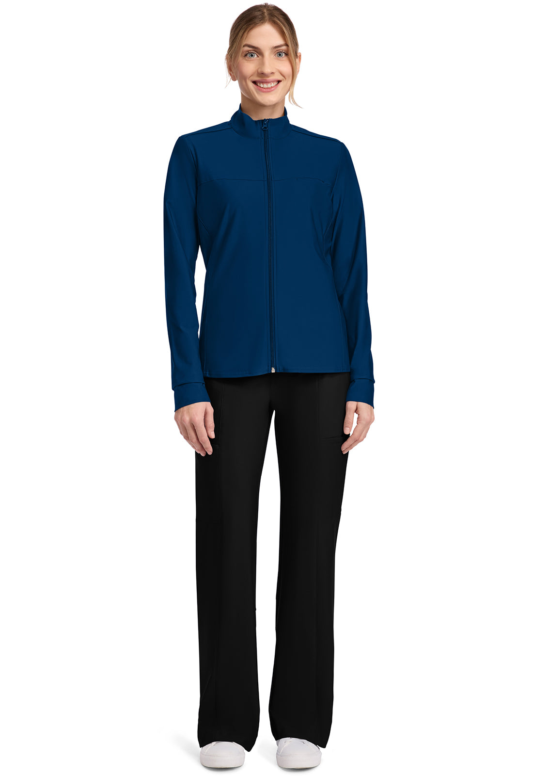 Form CK381 Women's 3-Pocket Warm-up Jacket Navy Image