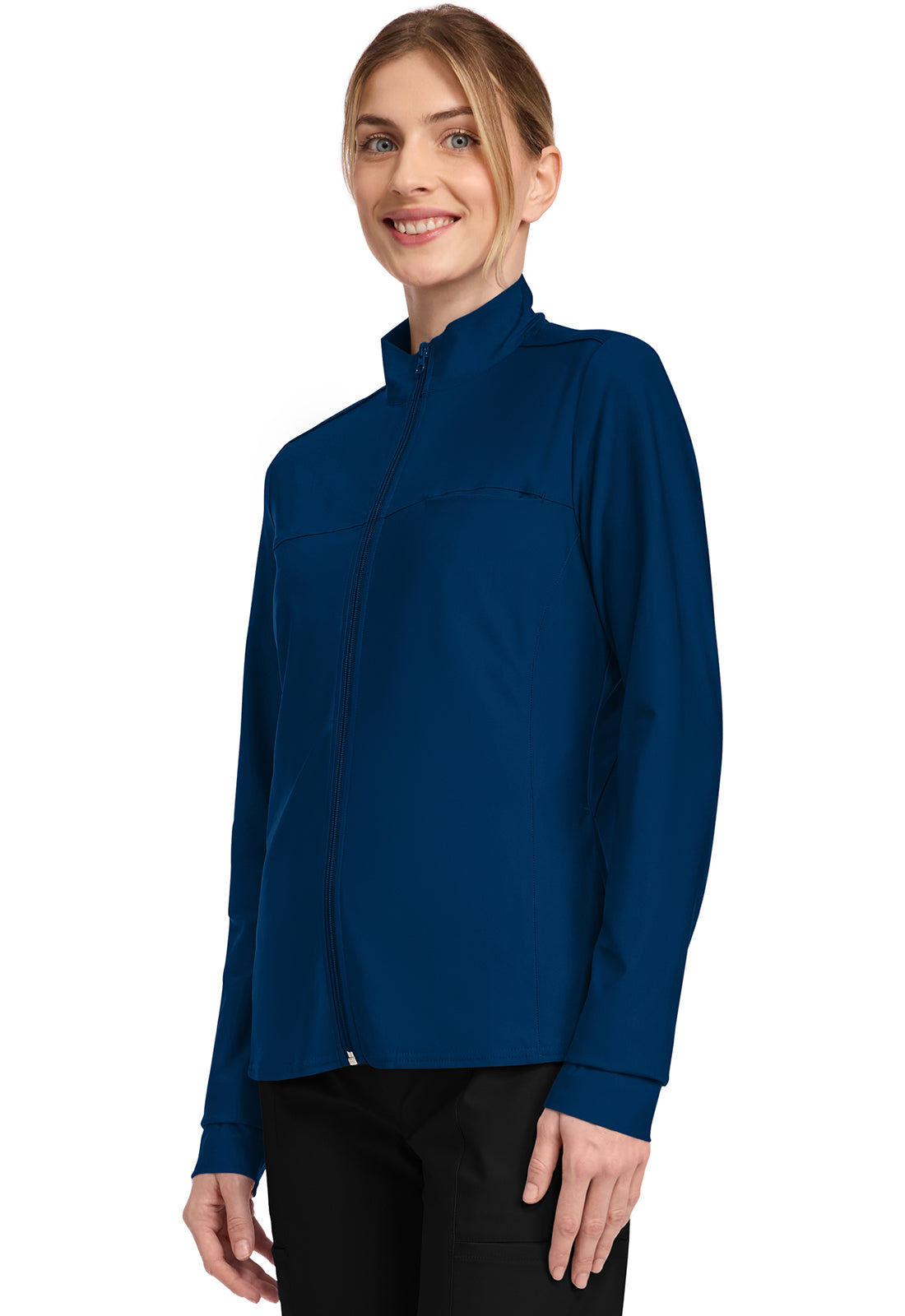 Form CK381 Women's 3-Pocket Warm-up Jacket Navy Image