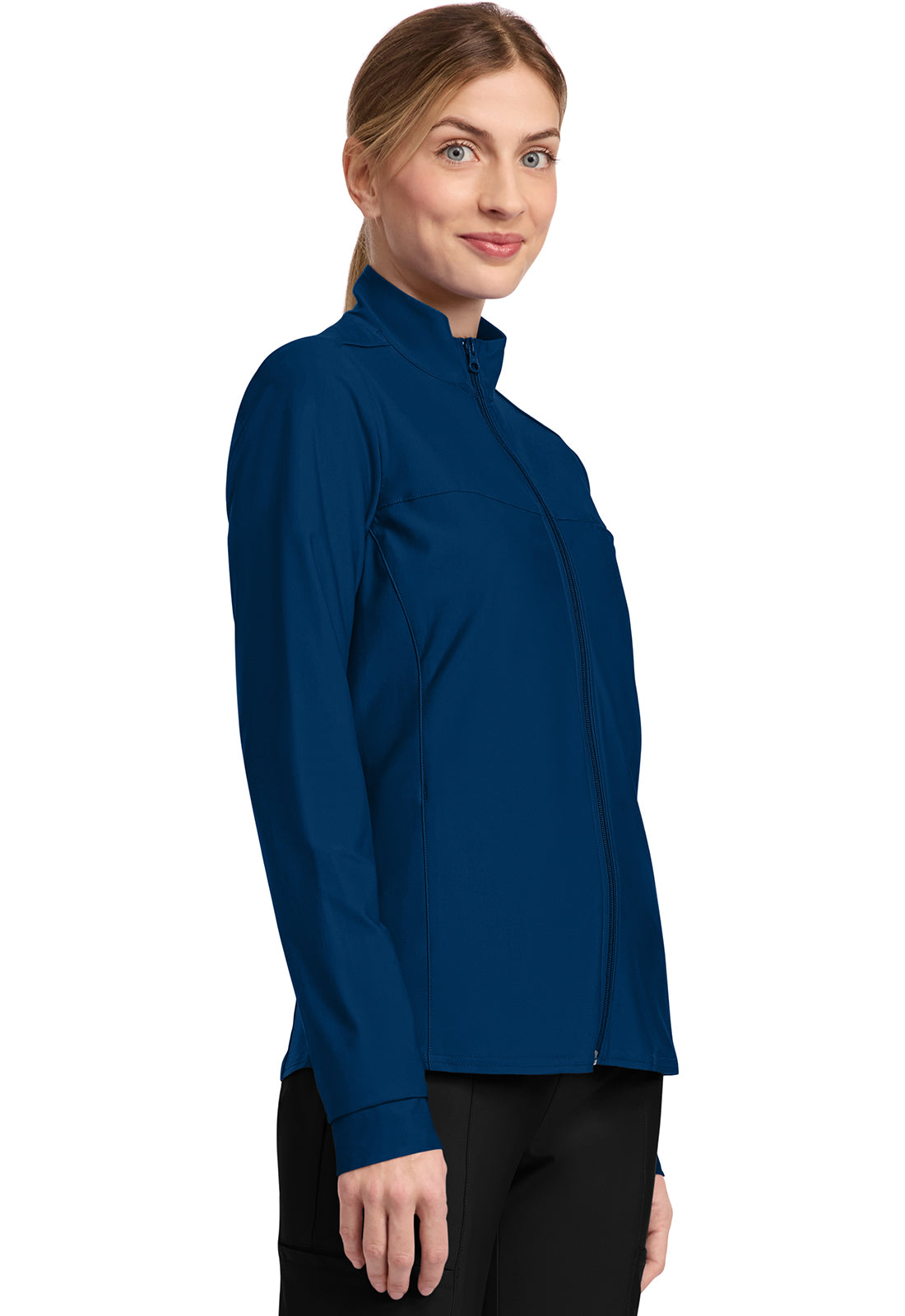 Form CK381 Women's 3-Pocket Warm-up Jacket Navy Image