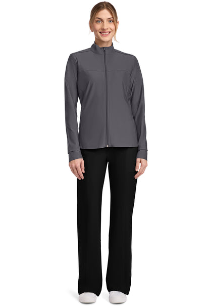 Form CK381 Women's 3-Pocket Warm-up Jacket Pewter Image