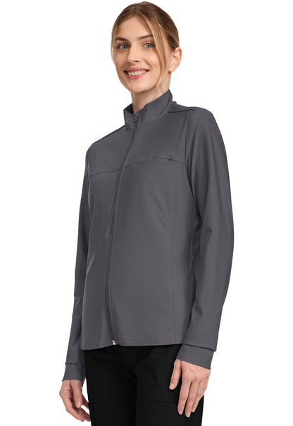 Form CK381 Women's 3-Pocket Warm-up Jacket Pewter Image