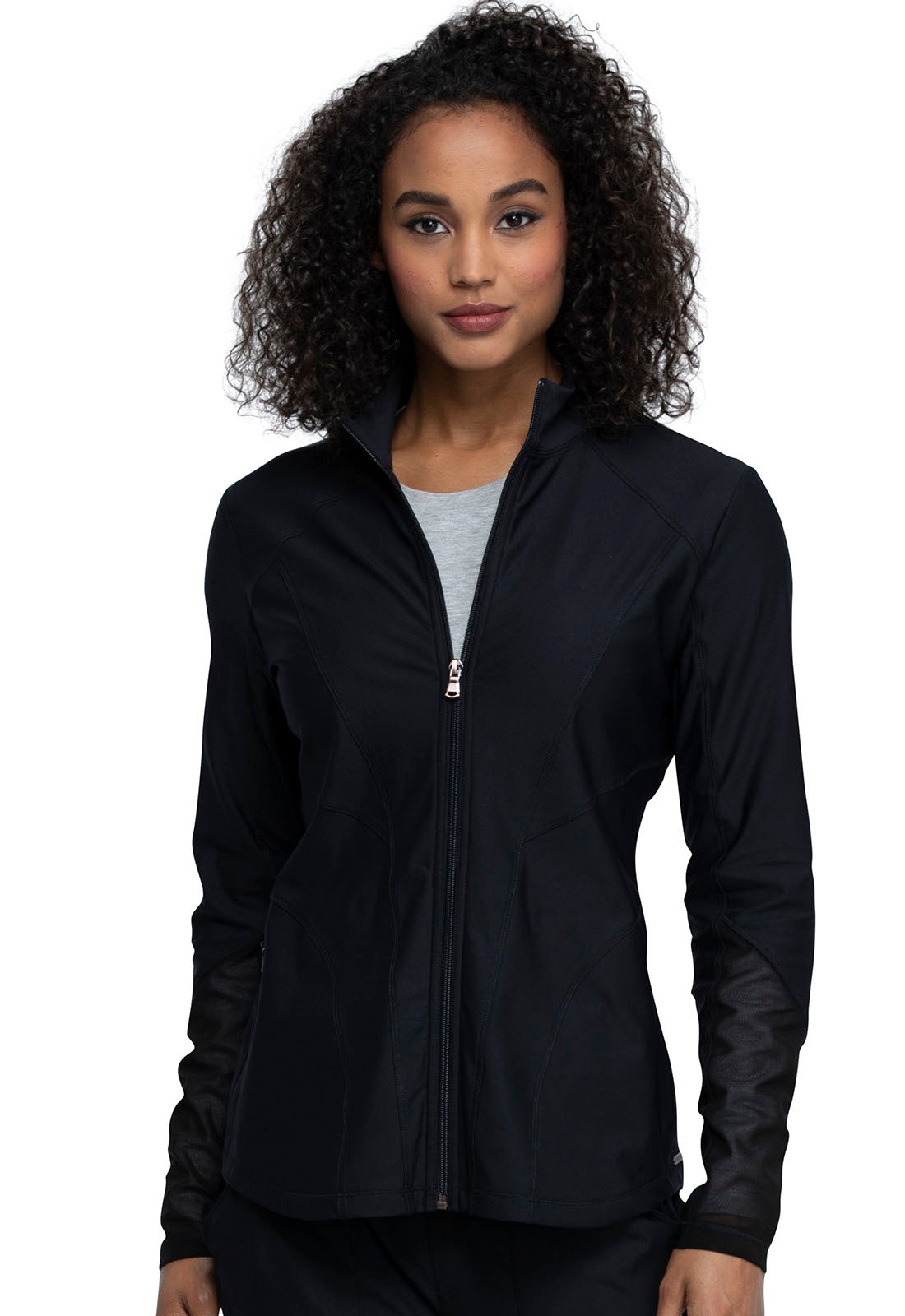 Form CK390 Zip Front Jacket Black