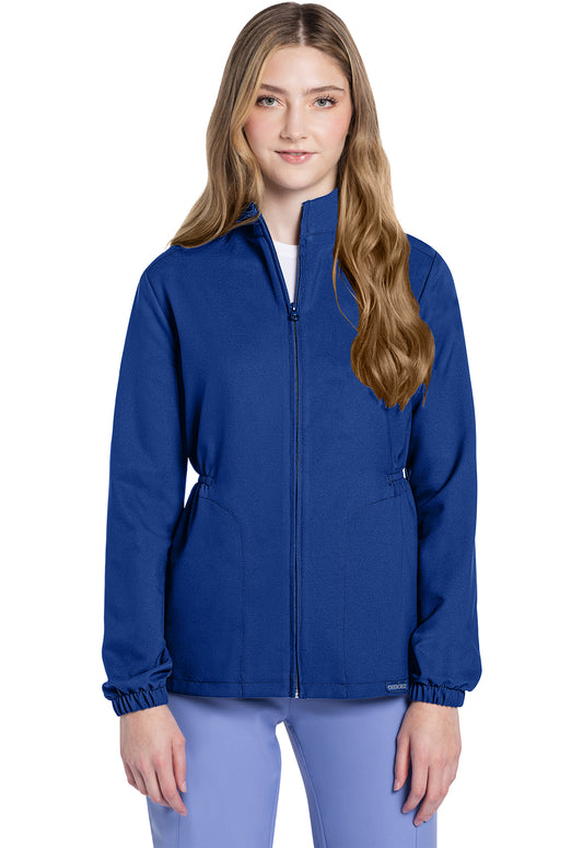 Originals Ultra CK391A Zip Front Anorak Jacket Royal Model Image Front | Cherokee