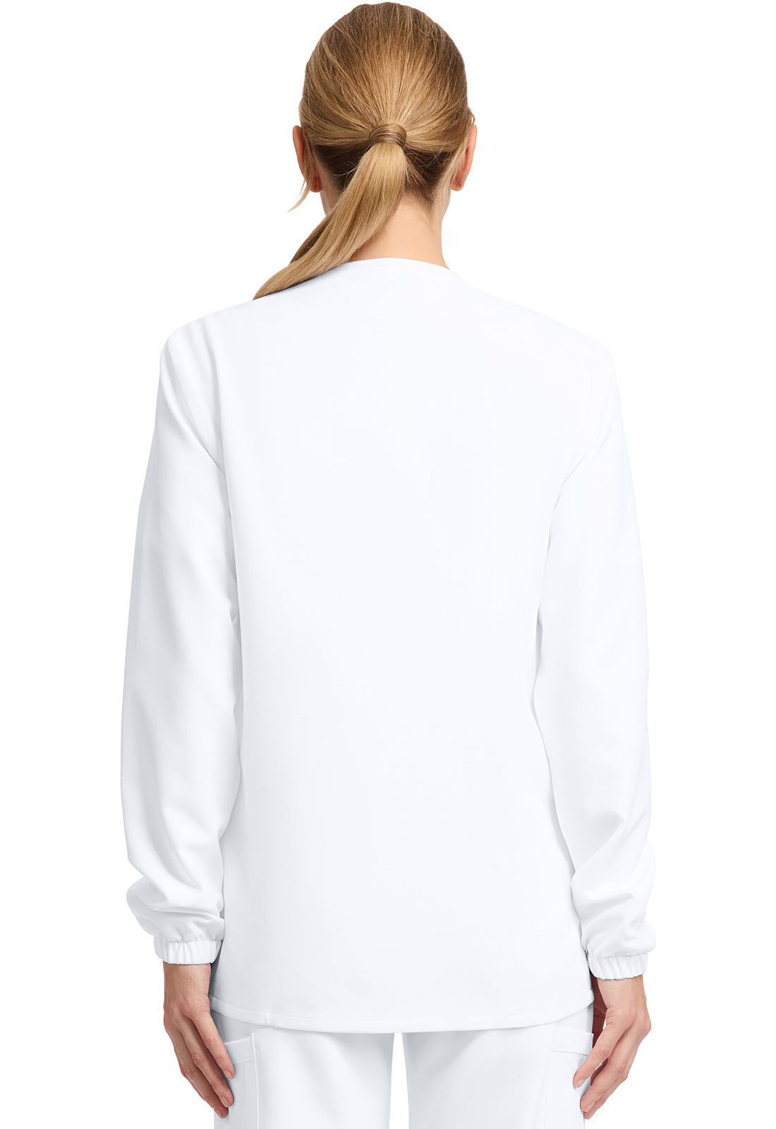 Originals Ultra CK393A Unisex Snap Front Warm Up Jacket White Image