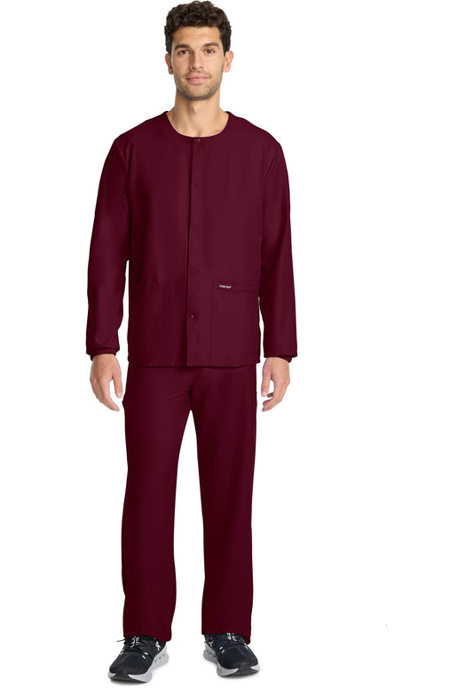 Workwear Originals Ultra CK393A Unisex Unisex Snap Front Warm Up Jacket Wine