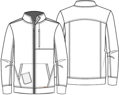 Form CK399 Men's Zip Front Jacket Black