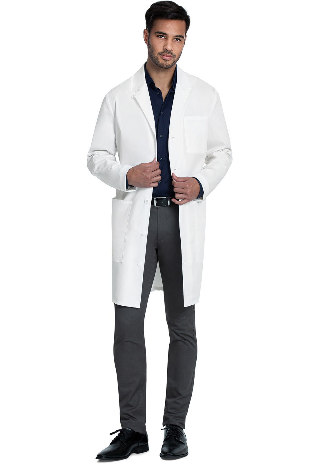 Project Lab by Cherokee CK412 38" Men's Lab Coat White