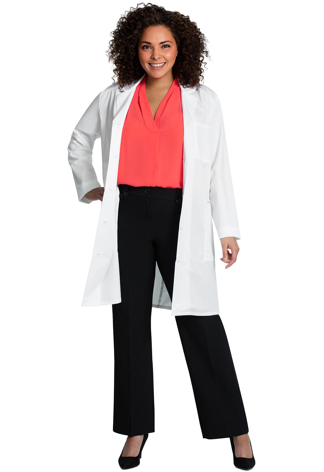 Project Lab by Cherokee CK421 37" Lab Coat White