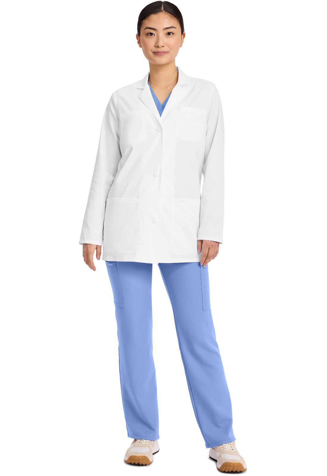 Project Lab CK434 Women's 30" Medical Coat White