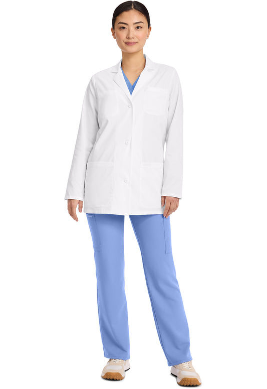 Project Lab CK434 Women's 30" Medical Coat White