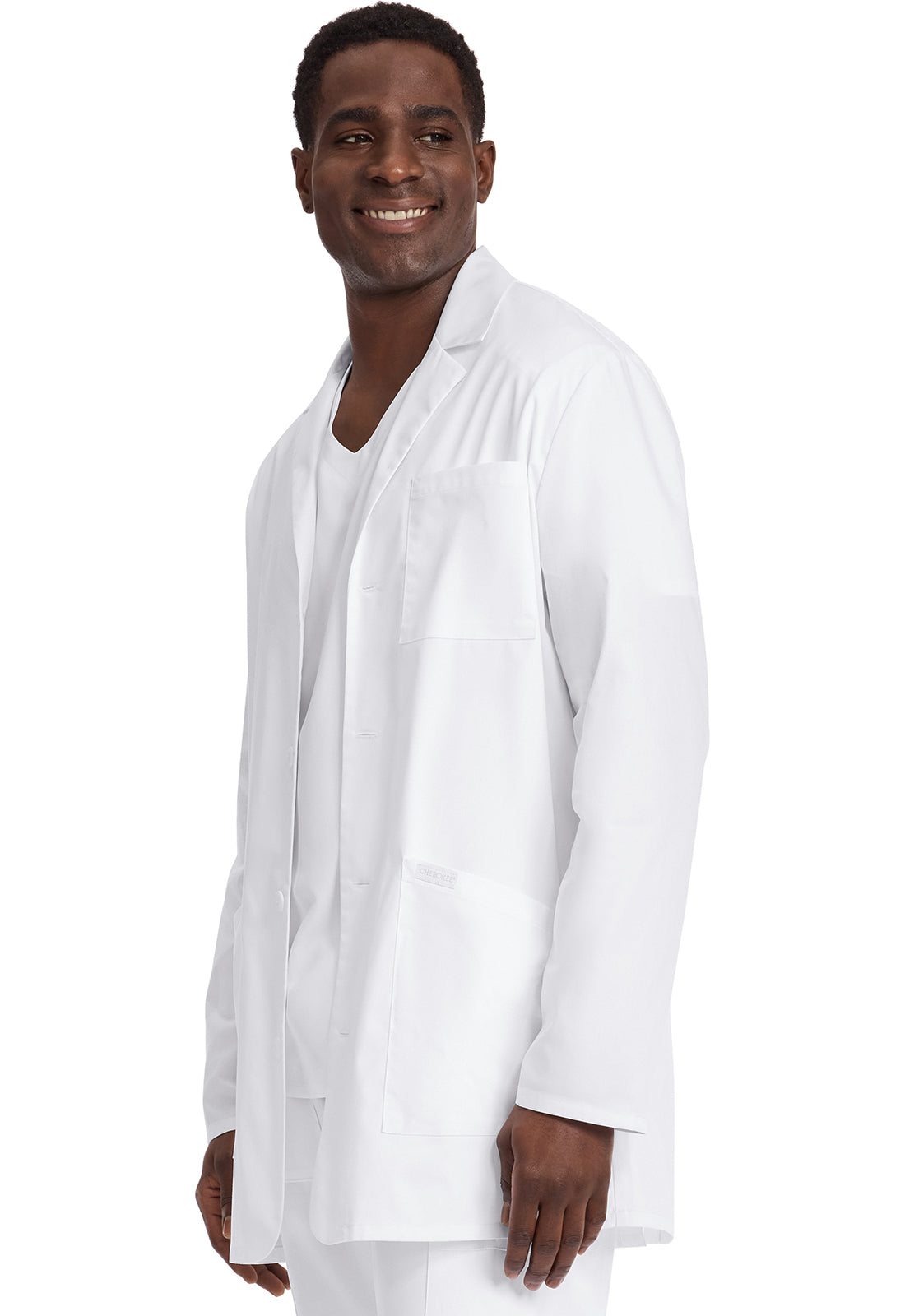 Project Lab CK442 Men's 35" Medical Coat White