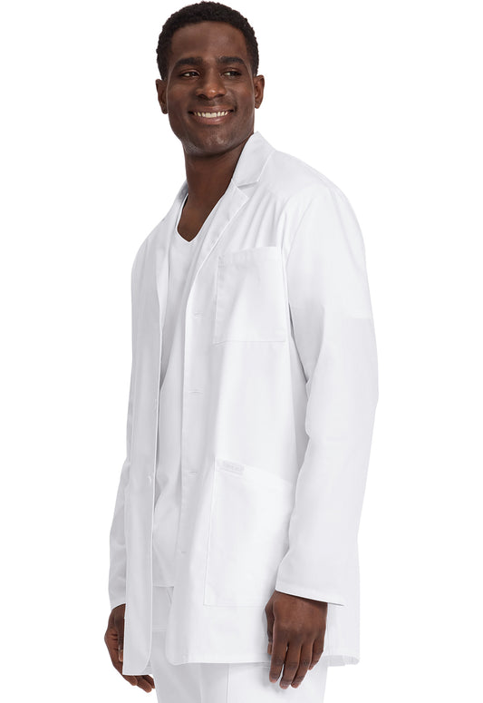 Project Lab CK442 Men's 35" Medical Coat White