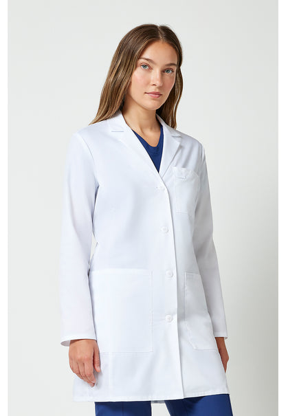 Project Lab CK452 Women's 35" Lab Coat White