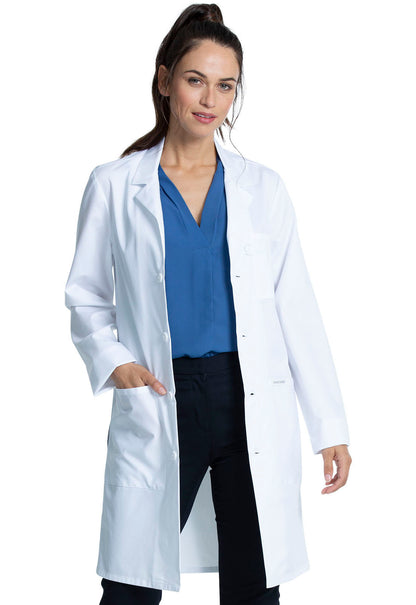 Project Lab by Cherokee CK460 Tall 40" Unisex Lab Coat White