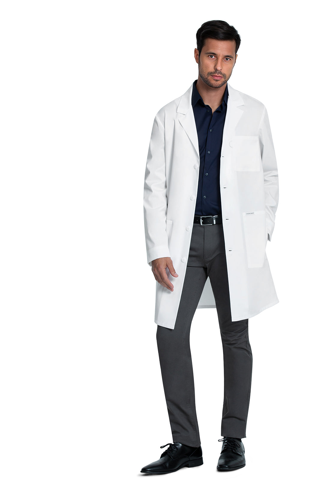 Project Lab by Cherokee CK460 38" Unisex Lab Coat White