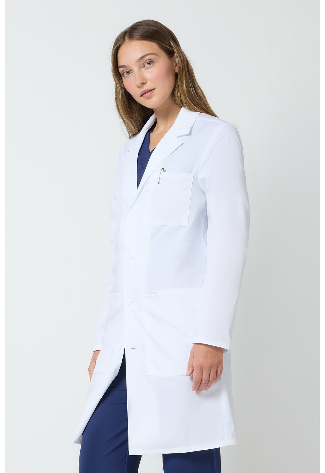 Project Lab CK460 Unisex 40" Unisex Lab Coat White