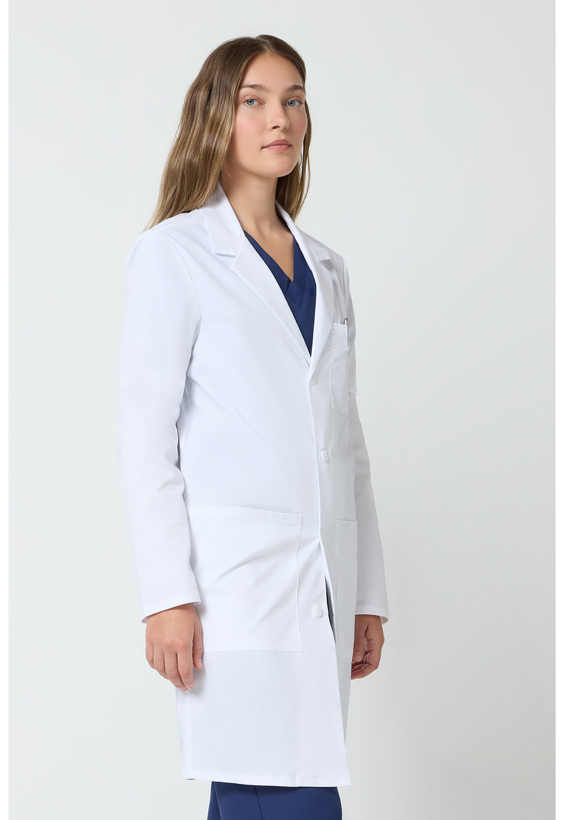 Project Lab CK460 Unisex 40" Unisex Lab Coat White