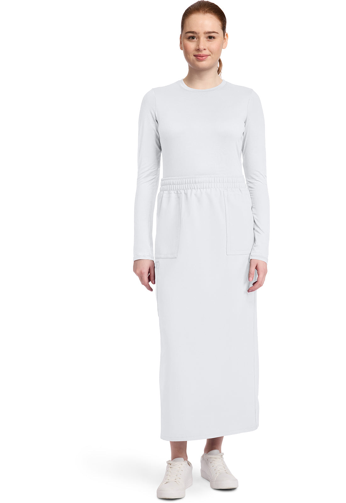 Workwear Originals Ultra CK564A Women's 3-Pocket Elastic Waist Scrub Skirts image 2