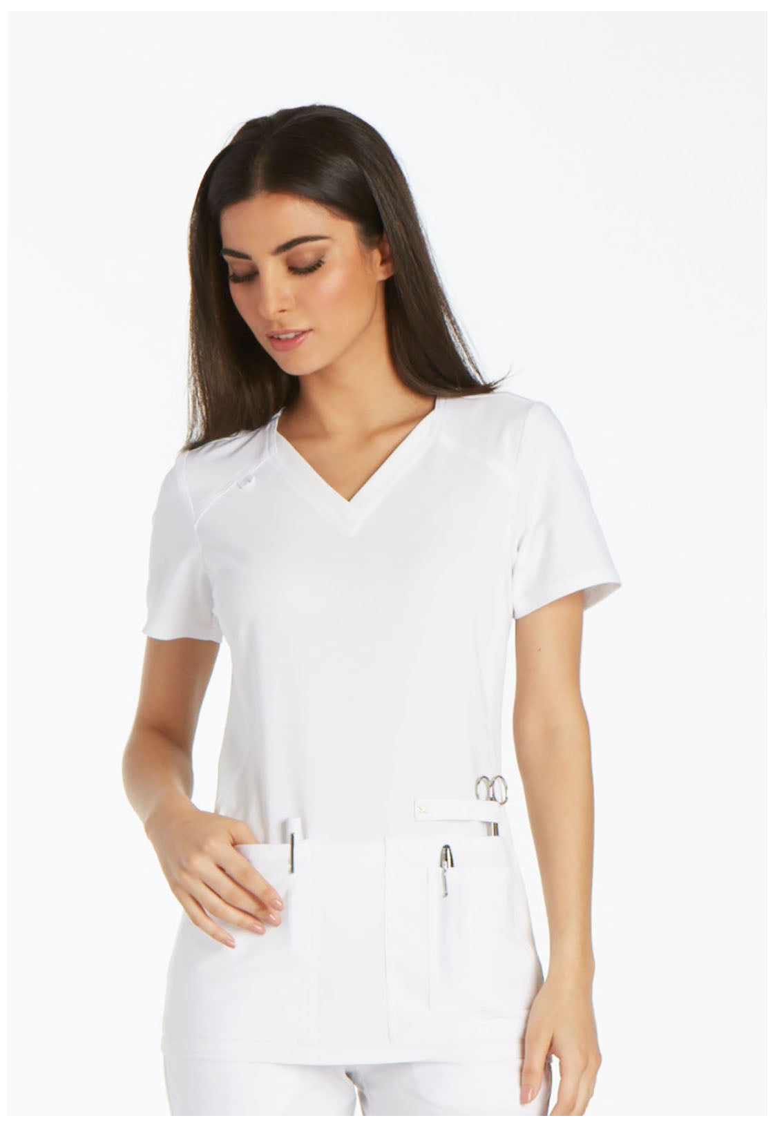 iFlex CK605 V-Neck Top White