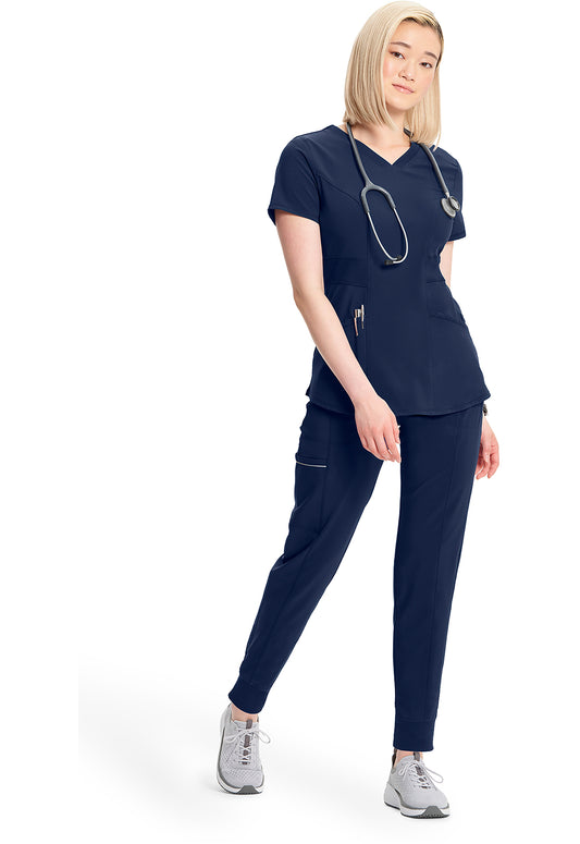 Infinity CK623A Women's V-Neck Scrub Top Navy