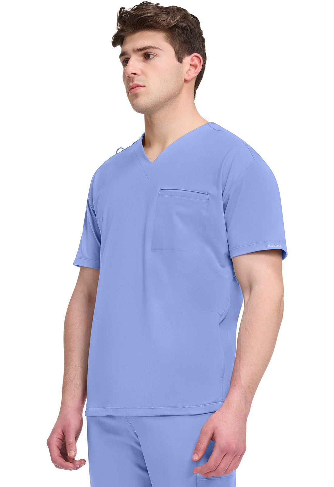 Achieve CK729 Men's 3-Pocket V-Neck Top Ciel Image