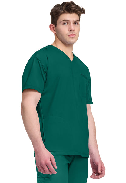 Achieve CK729 Men's 3-Pocket V-Neck Top Hunter Image