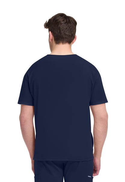Achieve CK729 Men's 3-Pocket V-Neck Top Navy Image