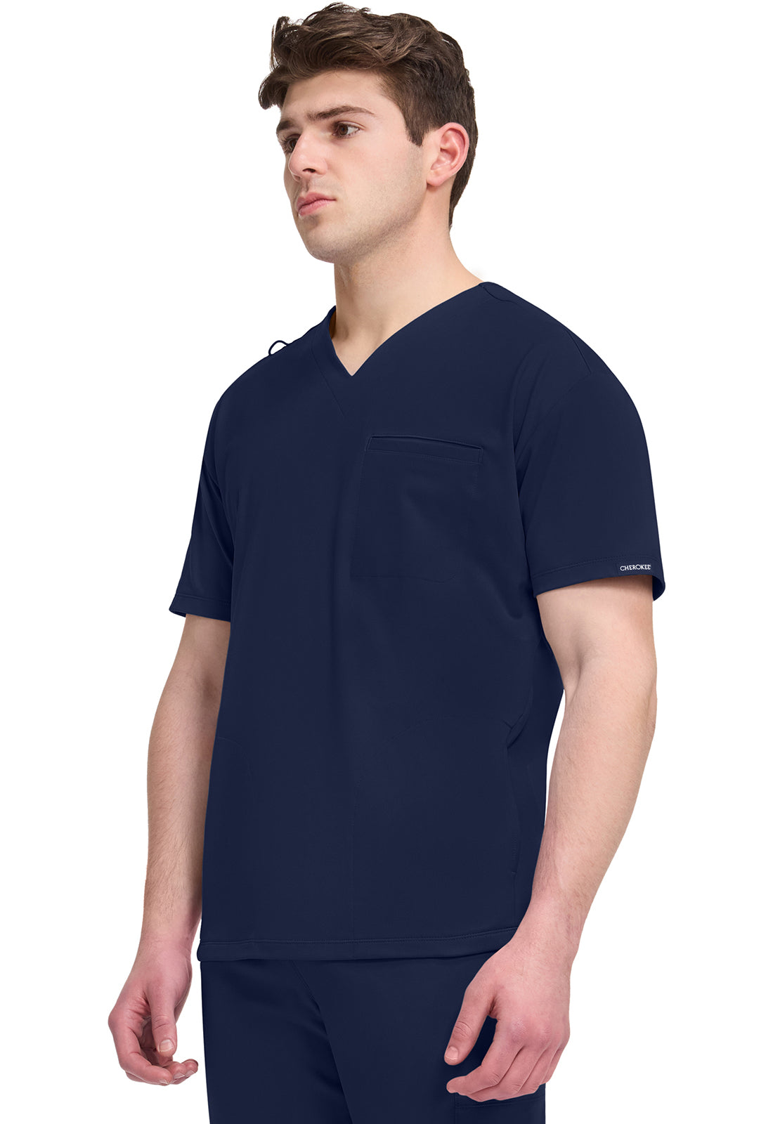 Achieve CK729 Men's 3-Pocket V-Neck Top Navy Image
