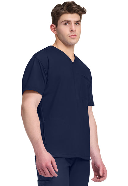 Achieve CK729 Men's 3-Pocket V-Neck Top Navy Image