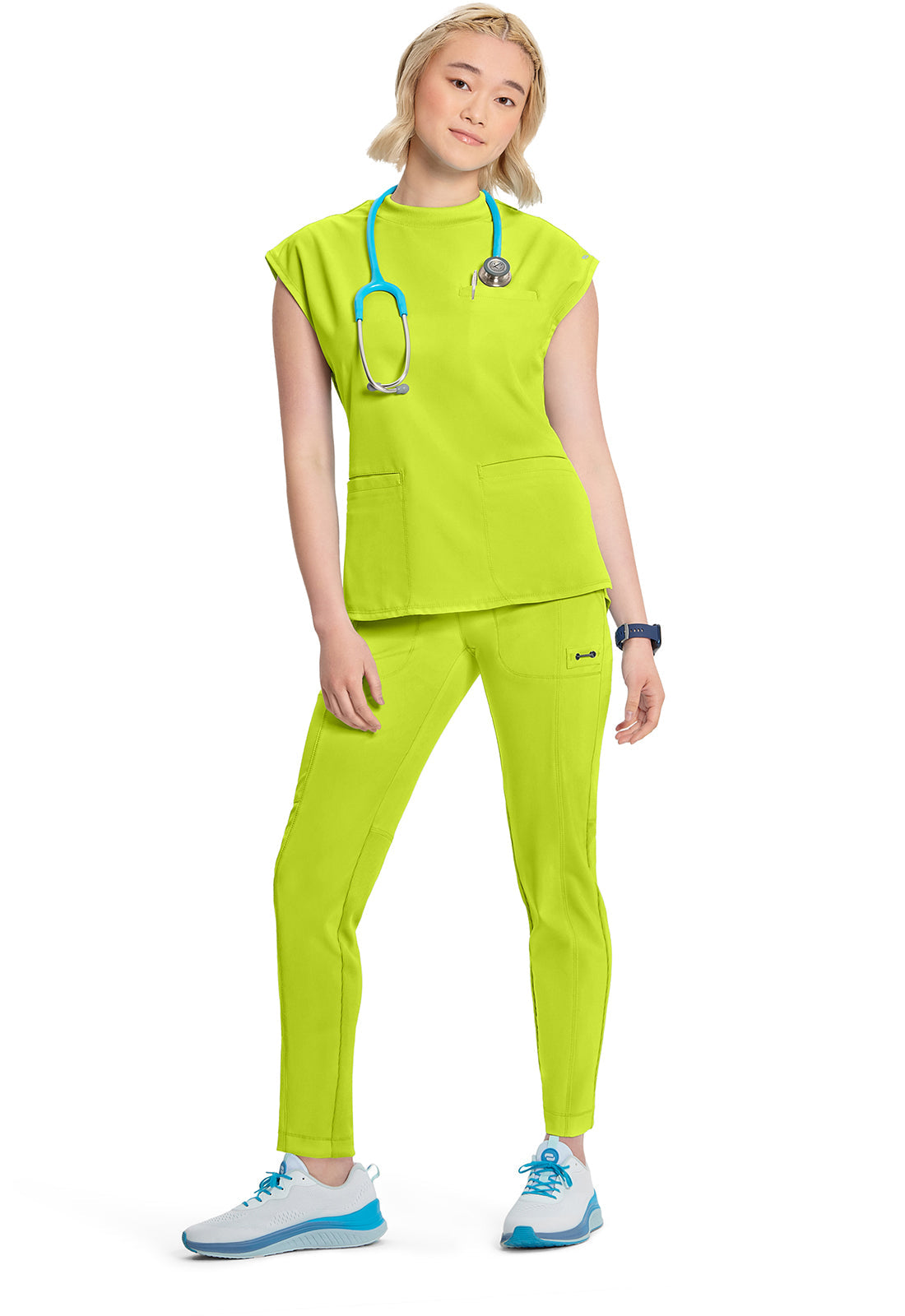 Infinity CK742A Women's Mock Neck Scrub Top image 5