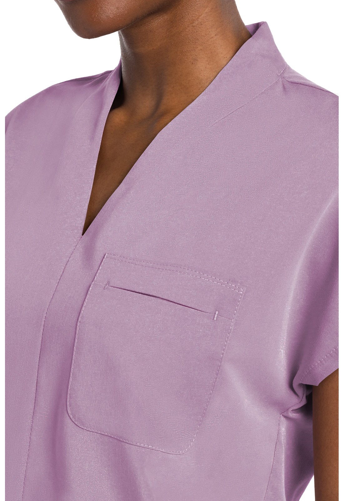 Atmos CK758A V-Neck Tuckable Top Mauve Haze