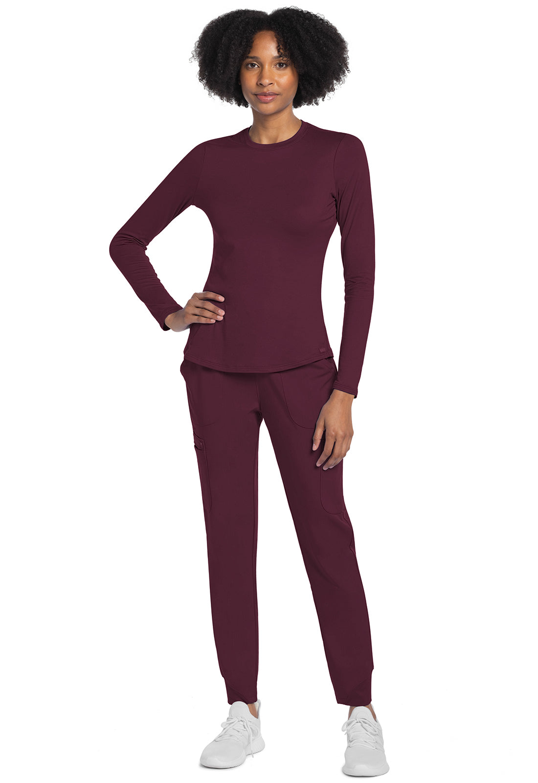 Basics CK773 Women's Long Sleeve Underscrub image 2