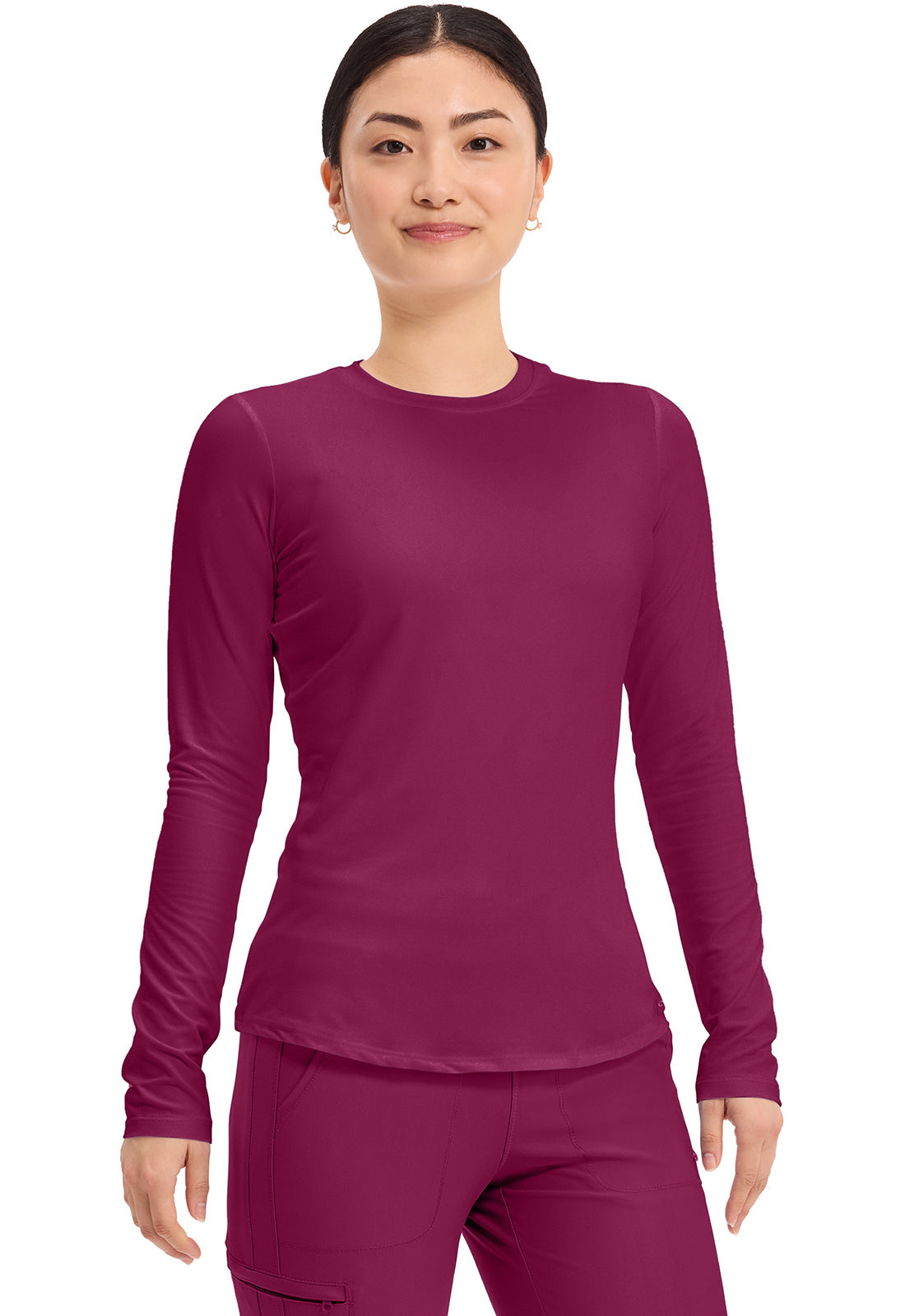 Basics CK773 Women's Long Sleeve Underscrub image 5