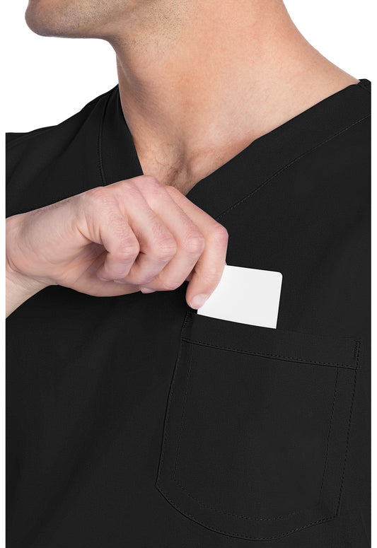 Workwear Originals Ultra CK778A Unisex Unisex V-Neck Scrub Top Black