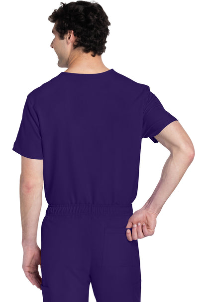 Originals Ultra CK778A Unisex V-Neck Top Grape Model Image Back | Cherokee